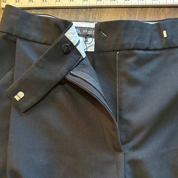 Zara Black Cropped High Waisted Trousers Capri Pants - Picture 6 of 10
